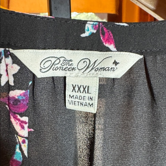 The Pioneer Woman 3/4 Sleeve Blouson Empire Tunic Top Womens Size XXXL - Picture 12 of 12